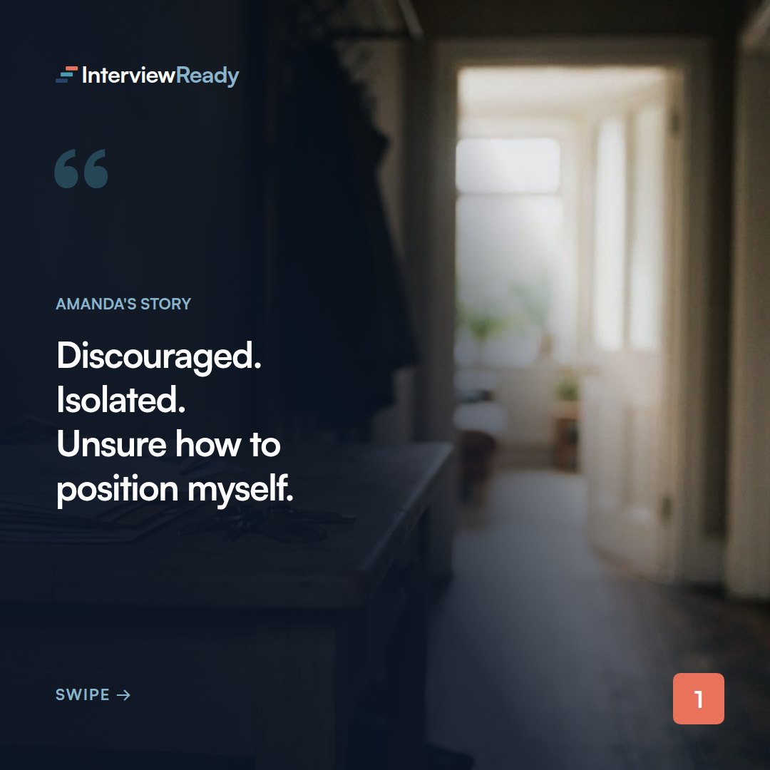 LinkedIn carousel: Amanda's story